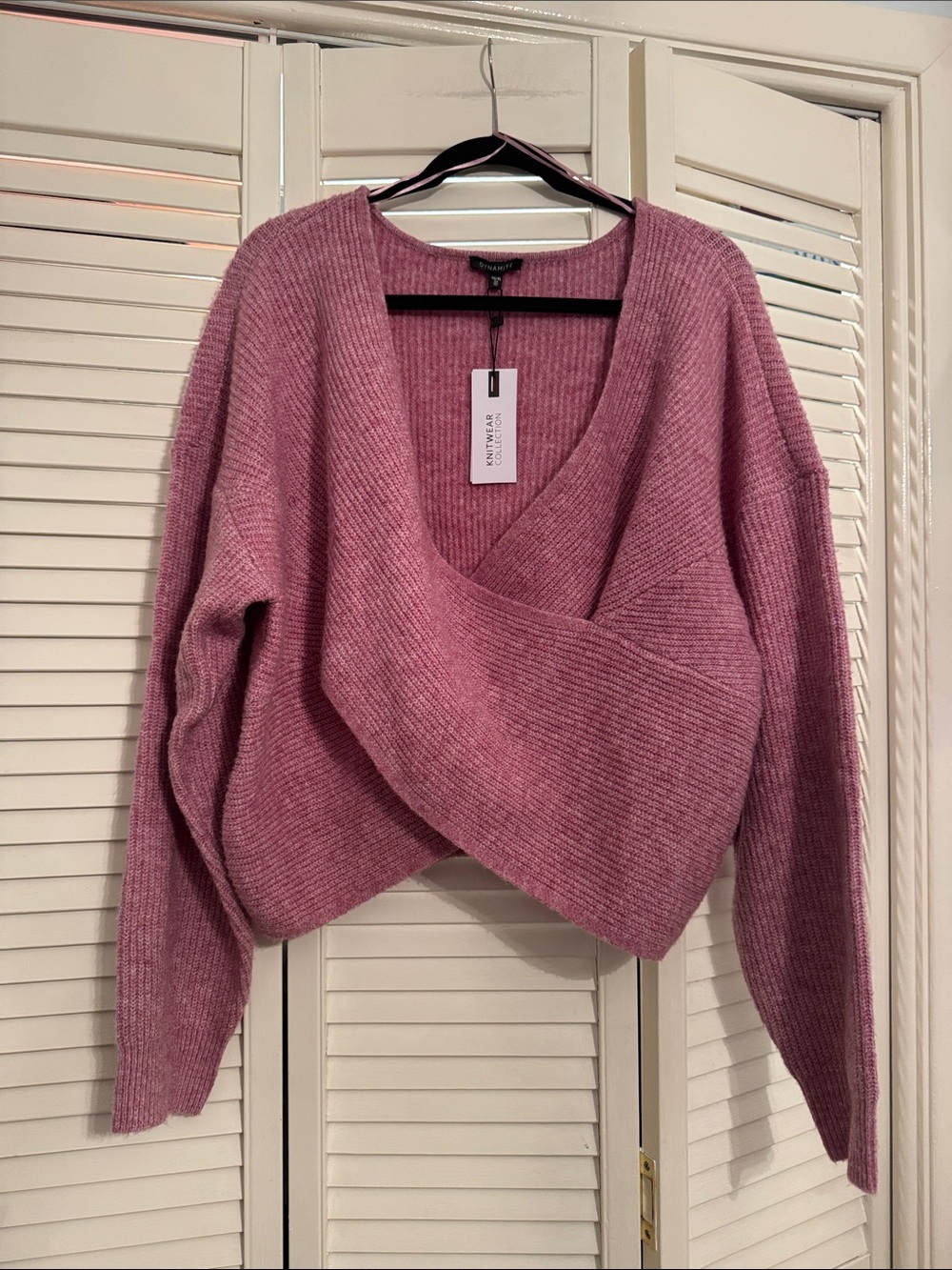 NWT Dynamite Cross Over Sweater